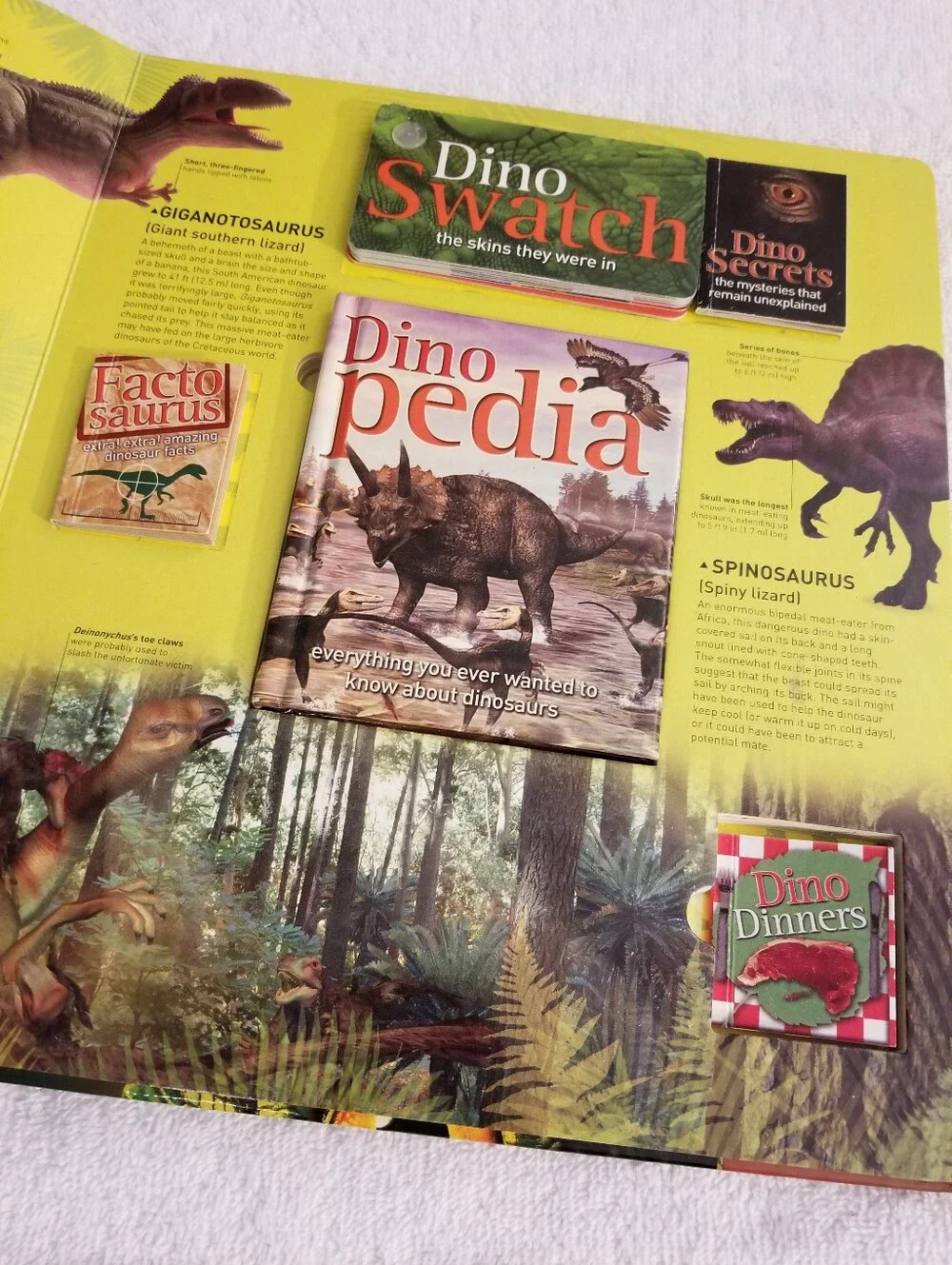 DINOSAURIUM Soft Hardback By DK Interactive Educational Dinosaur Book